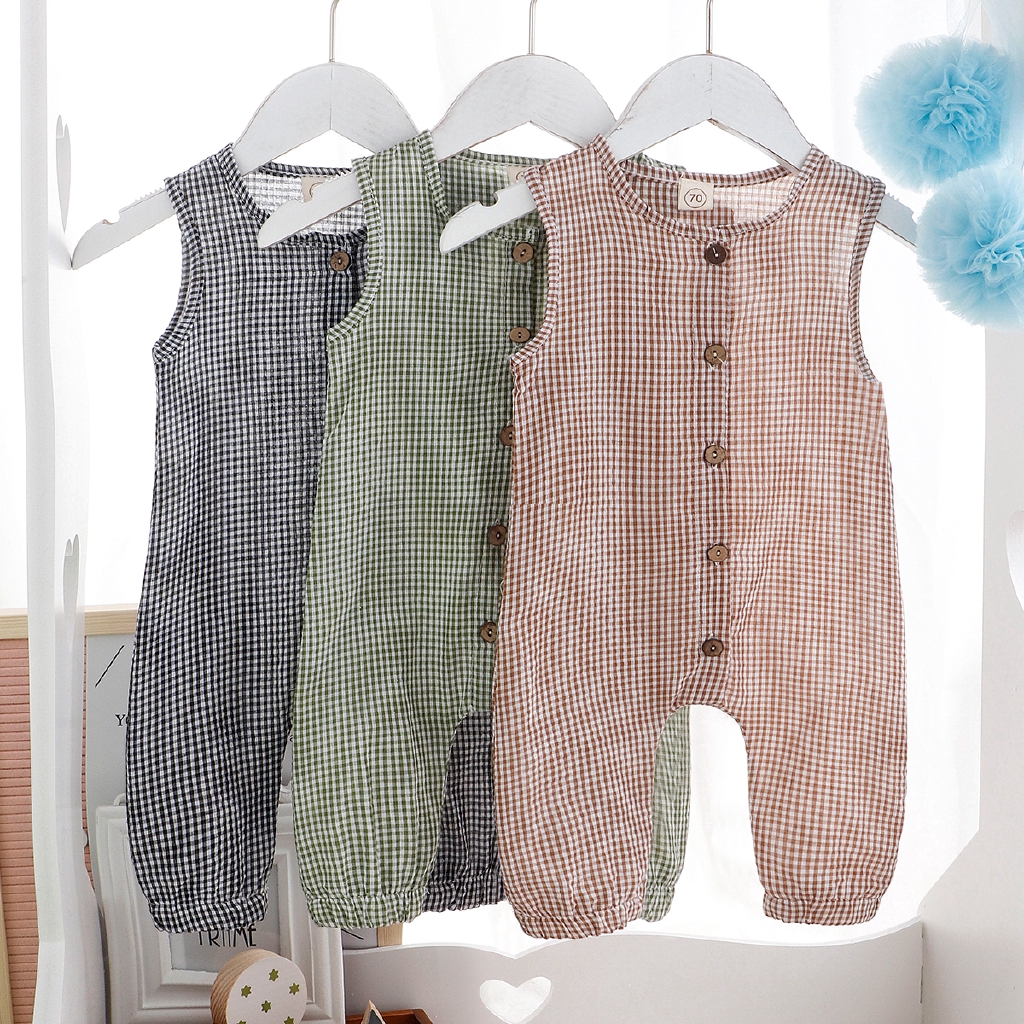 baby cotton rompers