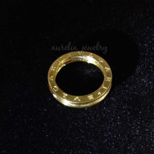 14K Italy Gold Bvlgari Ring/Pendant 
