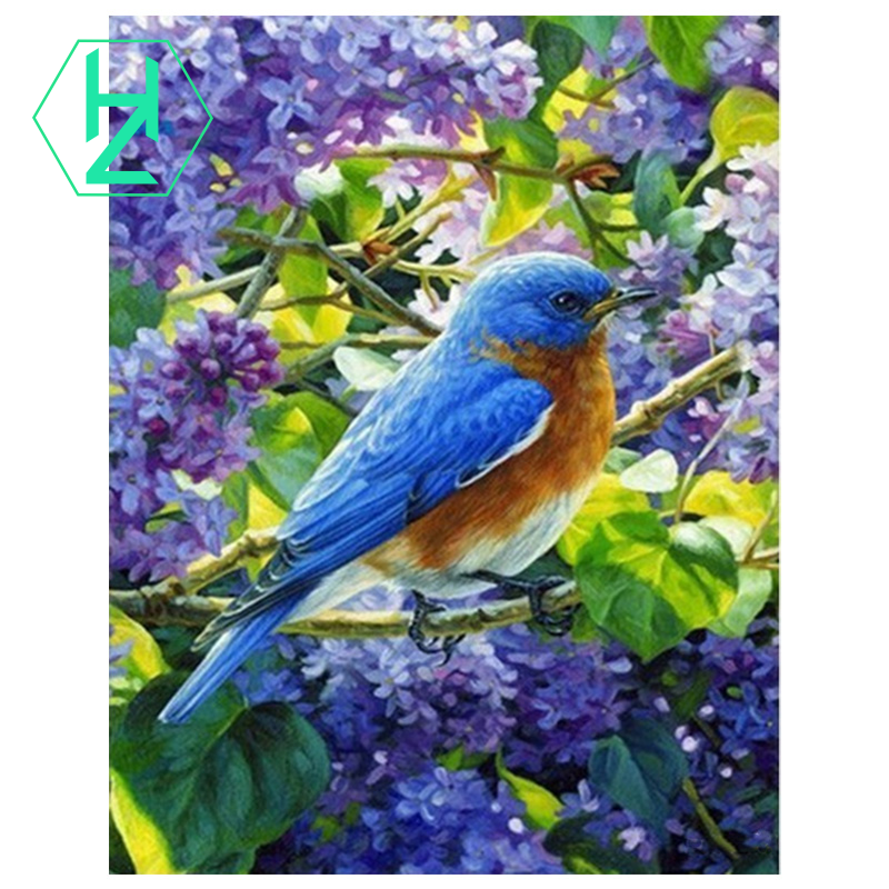 DIY 5D Diamond Painting,By Number Kits Crafts Flowers and Birds