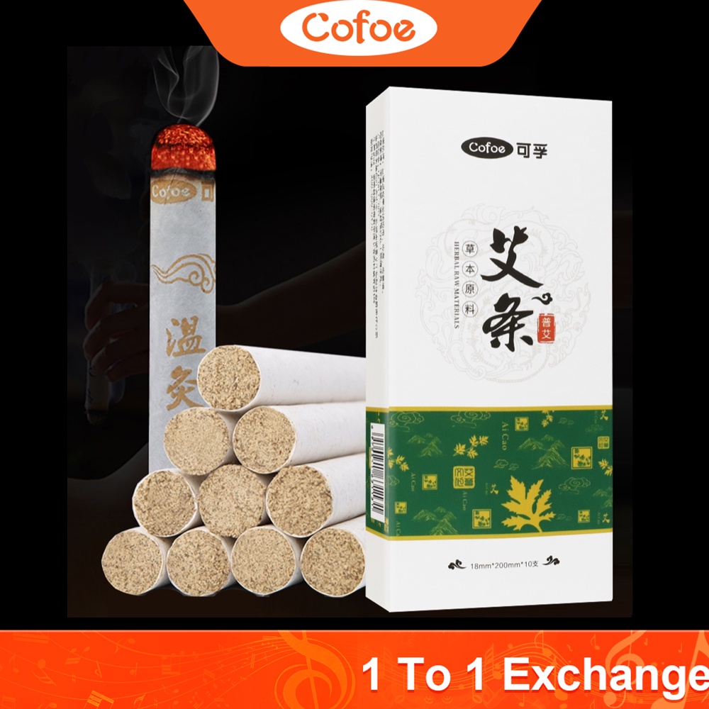 Cofoe 10 Roller/Box Pure Moxa Strips Chinese Medicine Moxibustion ...