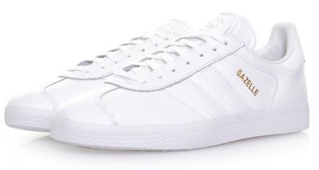 adidas all white leather