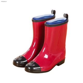 low rain boots