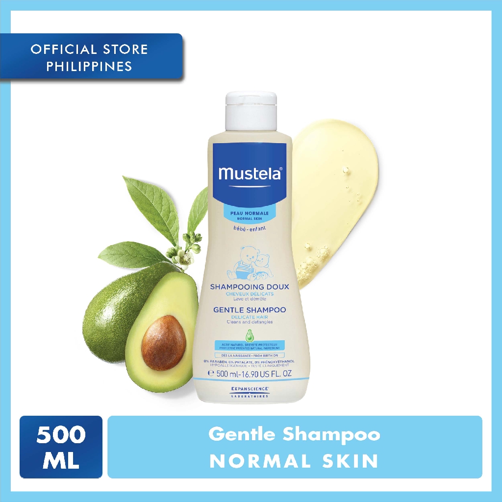 mustela gentle shampoo 500ml