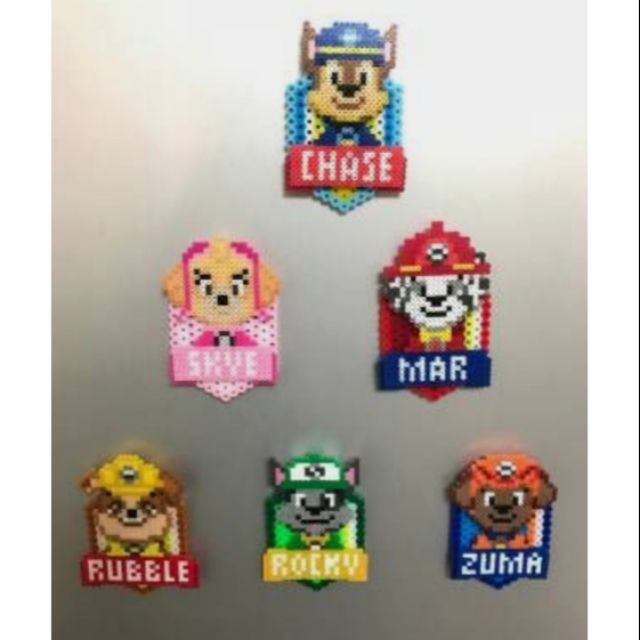 Udibile Cumulo Di Rifiuti Ispirazione Skye Paw Patrol Hama Beads Natura Selvaggia Metano Politico