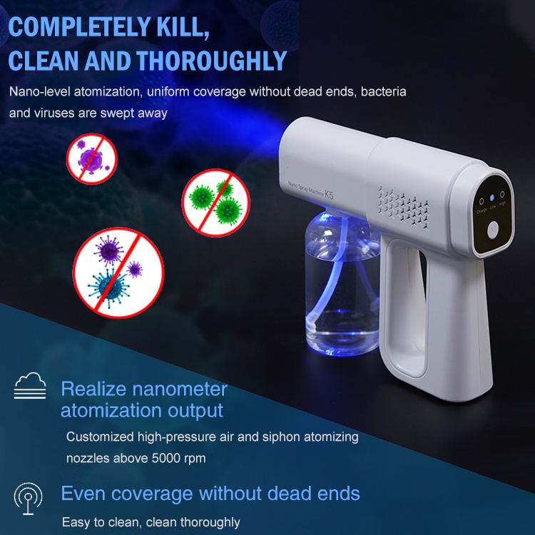 KSL 100 Original K5 Nano Atomization nano spray gun Disinfection spray