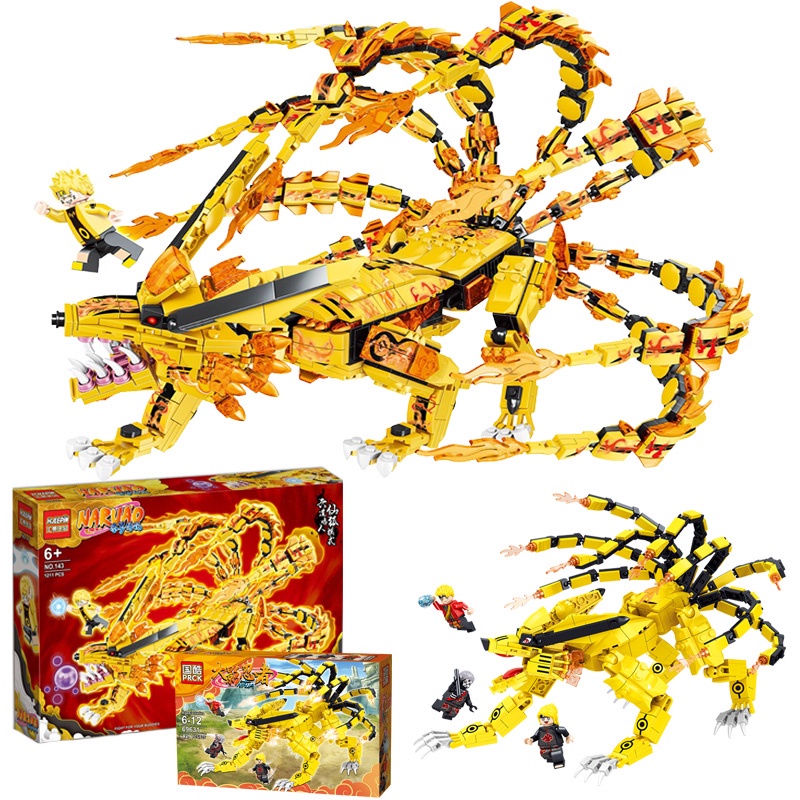 Toys Nine-Tailed Fox Naruto Lego Xiao Organization Minifigures Vortex ...