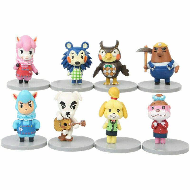 8Pcs/set Animal Crossing Figures Toy Set KK Slider Isabelle Birthday Cake  Topper | Shopee Philippines