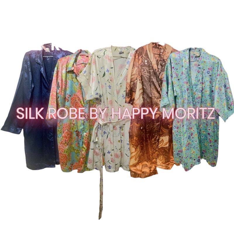 DELUXE BRANDED LACE & SILK ROBE/KIMONOS /LINGERIE/ NIGHT GOWNS/CORSET