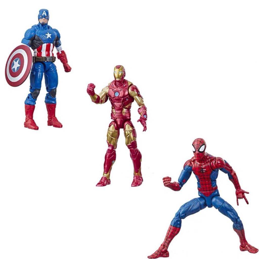 spiderman iron man marvel legends