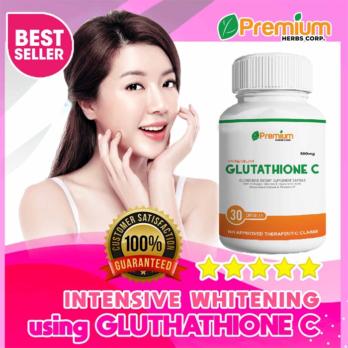 Premium Glutathione C 500mg Safe & Effective made w/ Hyaluronic Acid ...