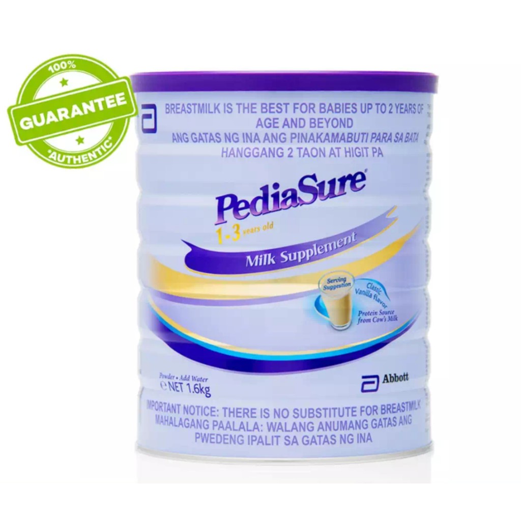 pediasure for 1 year old baby