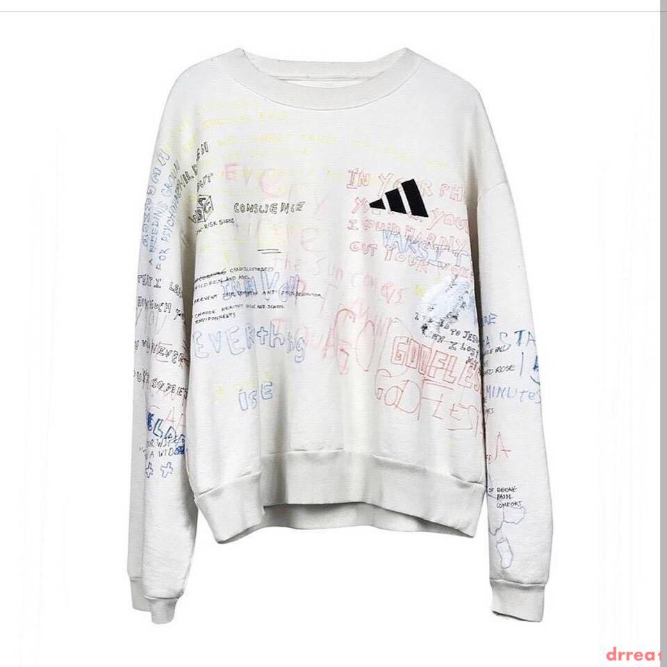 yeezy graffiti sweatshirt