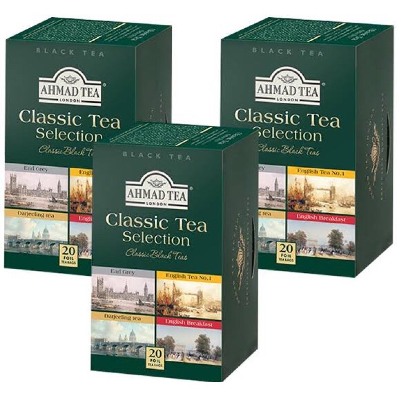 Ahmad Tea Classic Tea Selection 4 Flavors 20 Teabags Shopee Philippines