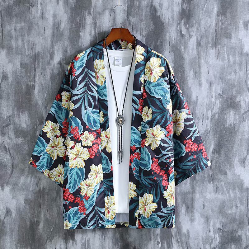 short sleeve kimono jacket