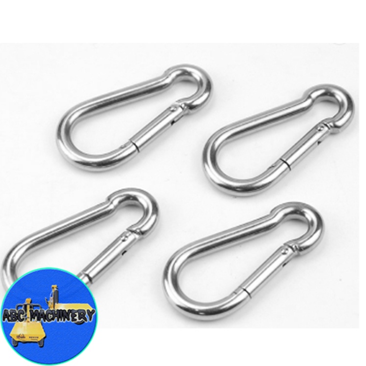 6mm12mm 304 Stainless Safety Snap Hook Stainless Carabinner Eye Bolt