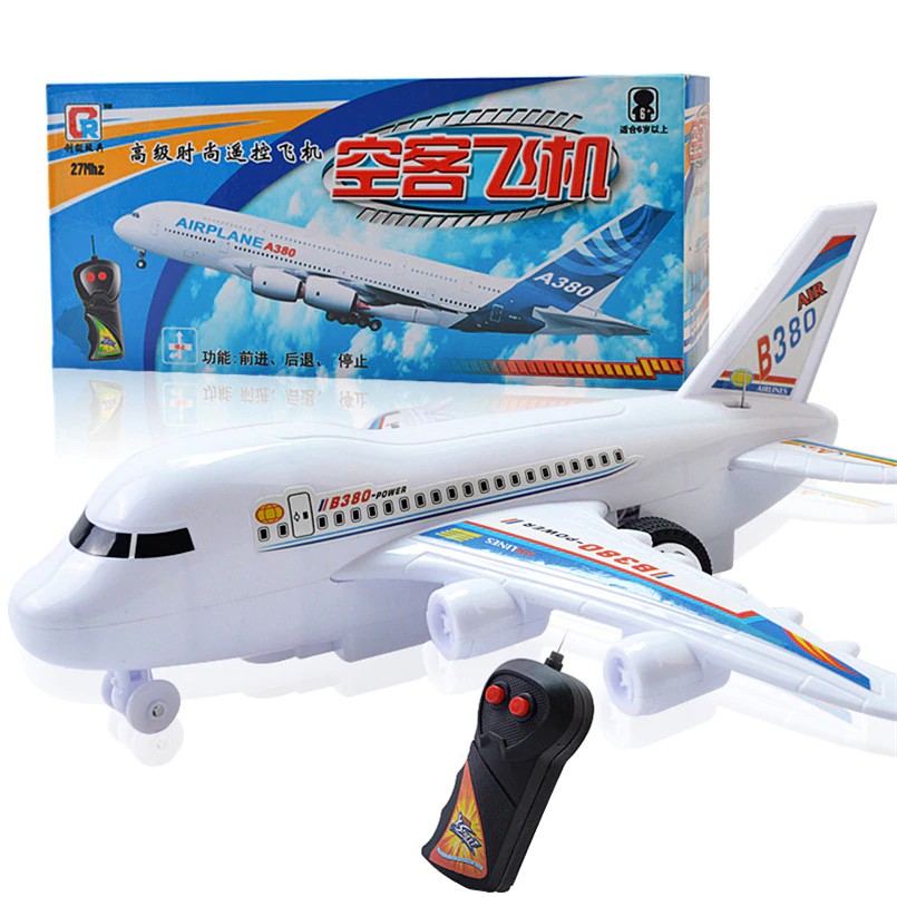 Plastic Electrical RC Airplane Toy DIY 