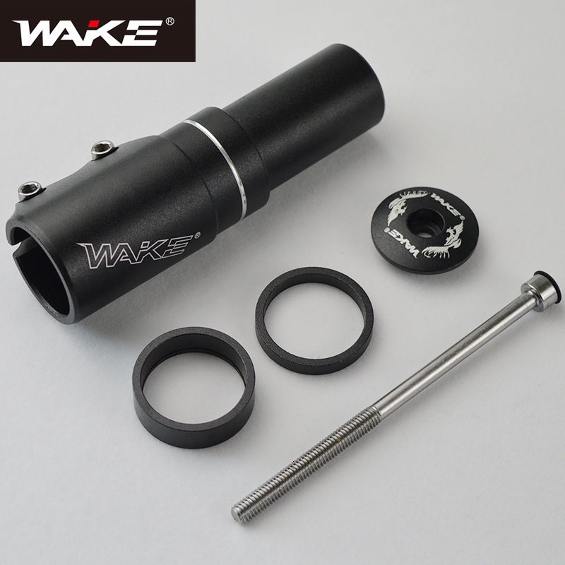 WAKE Stem Riser 115mm Aluminum Alloy Bike Fork Stem Extender MTB Road