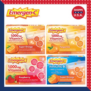 Emergen C Vitamin C 1 000mg Super Orange Flavor 30 Packets Shopee Philippines