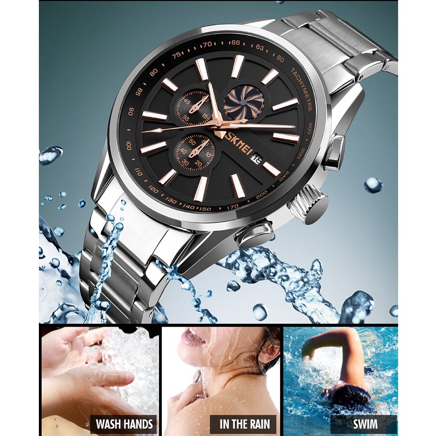 skmei waterproof mens watches