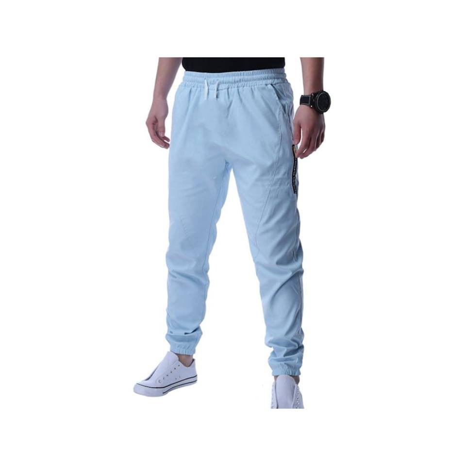 blue jogger jeans