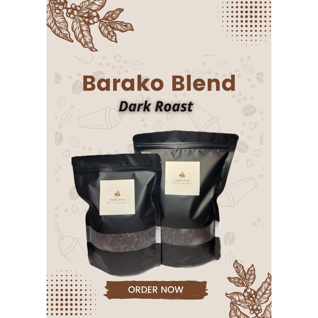 BARAKO BLEND Dark Roast | PREMIUM BAGUIO COFFEE | Beans & Grounds ...