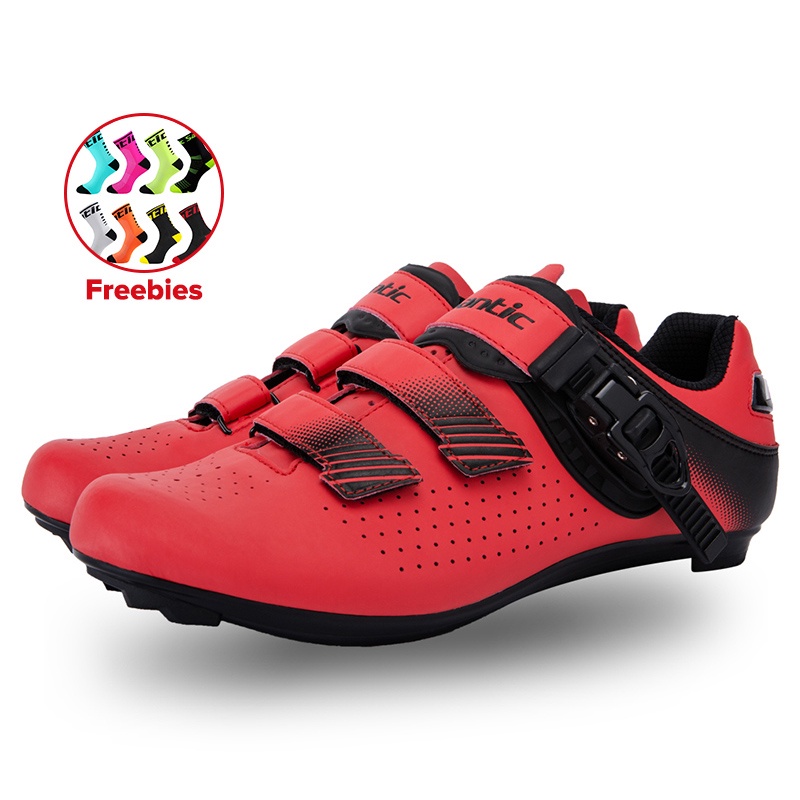 Santic Men's Cycling Shoes Nonslip Breathable Locking Bicycle Shoes