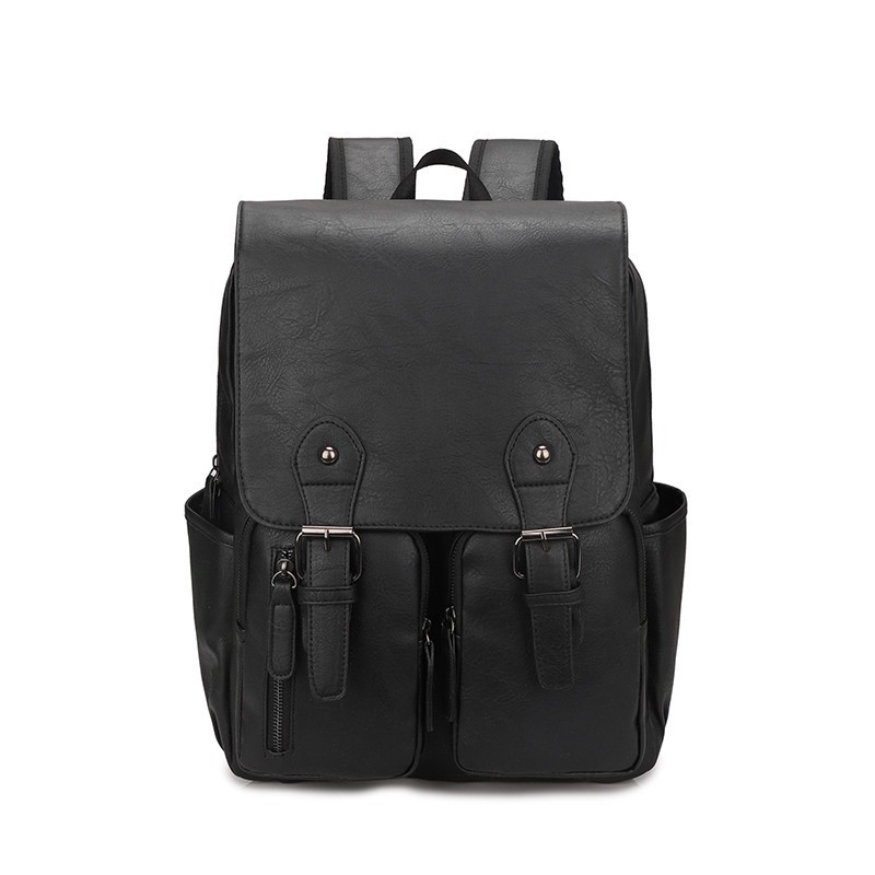 leather office backpack