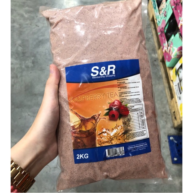 S R Granel Raspberry Lemon Iced Tea 2kg Shopee Philippines