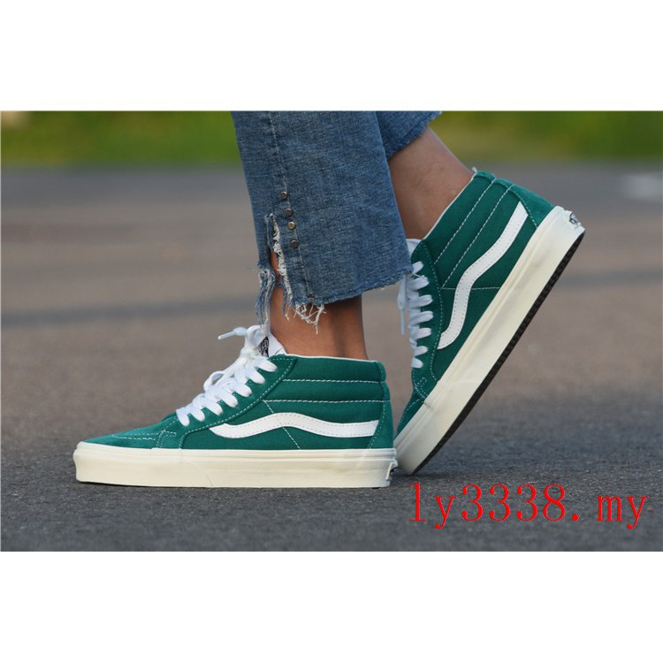 vans sk8 mid reissue green