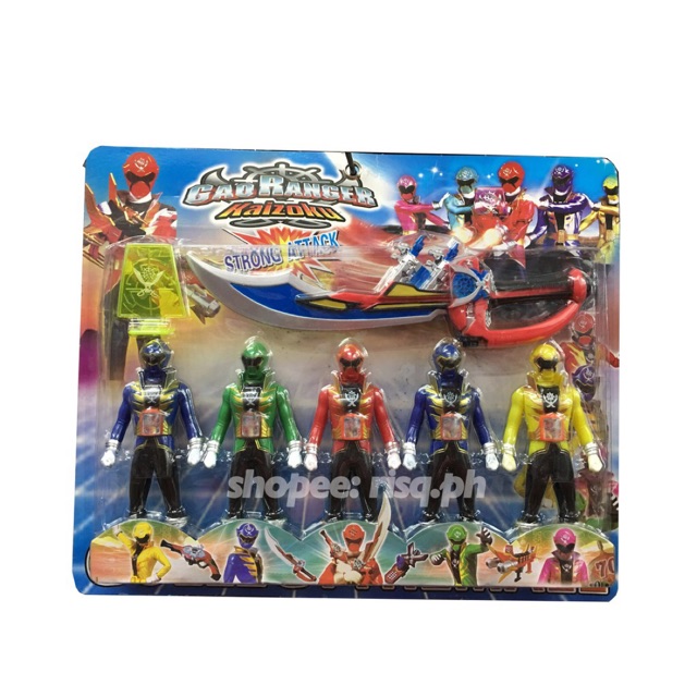 Power Rangers Pirate Squadron Heroic Ranger 5 in 1 with Power Weapon ...