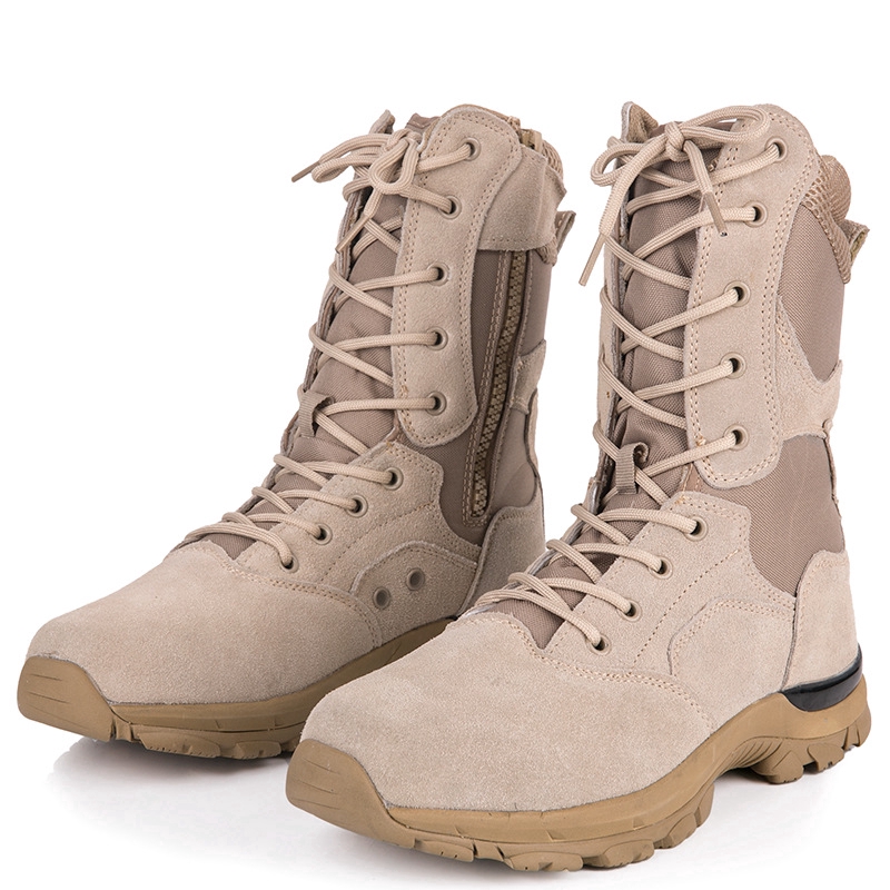sand combat boots