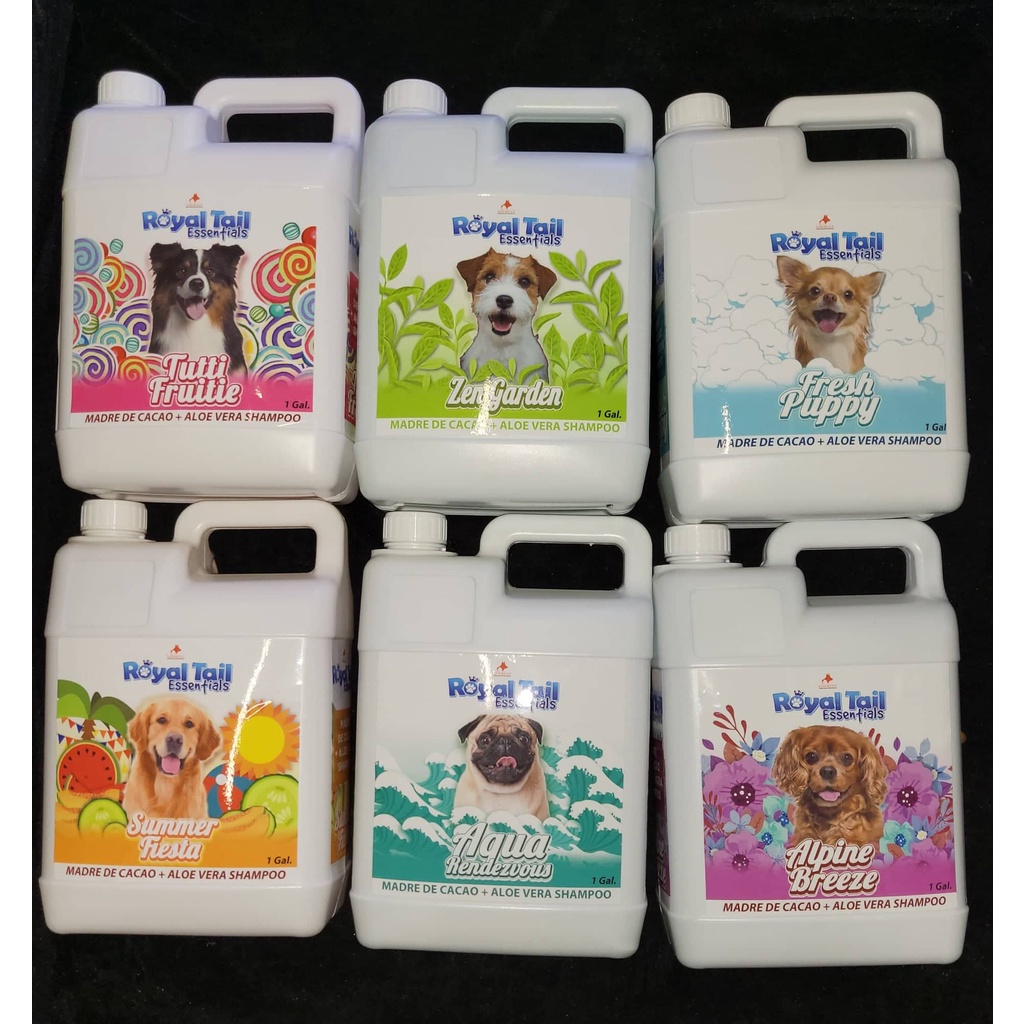 1 galon.ROYAL TAIL ESSENTIAL DOG SHAMPOO WITH MADRE DE CACAO + ALOE