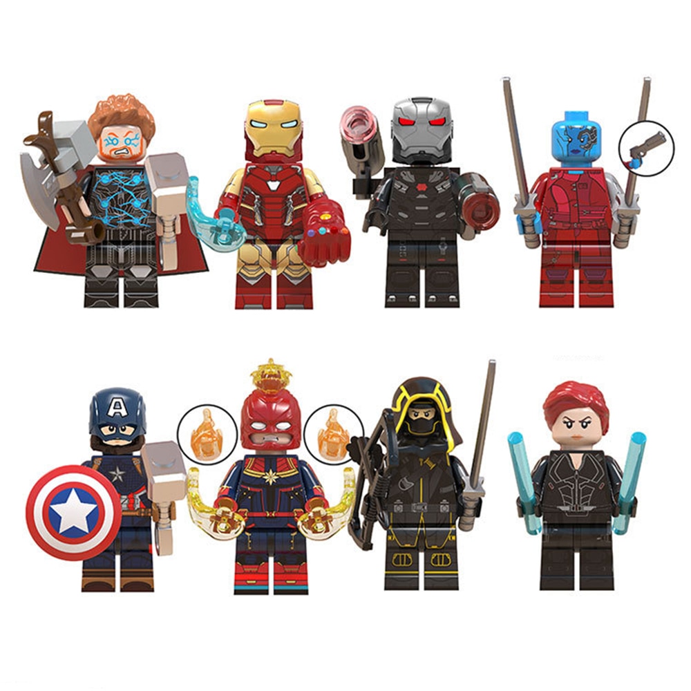 avengers endgame action figures building blocks set
