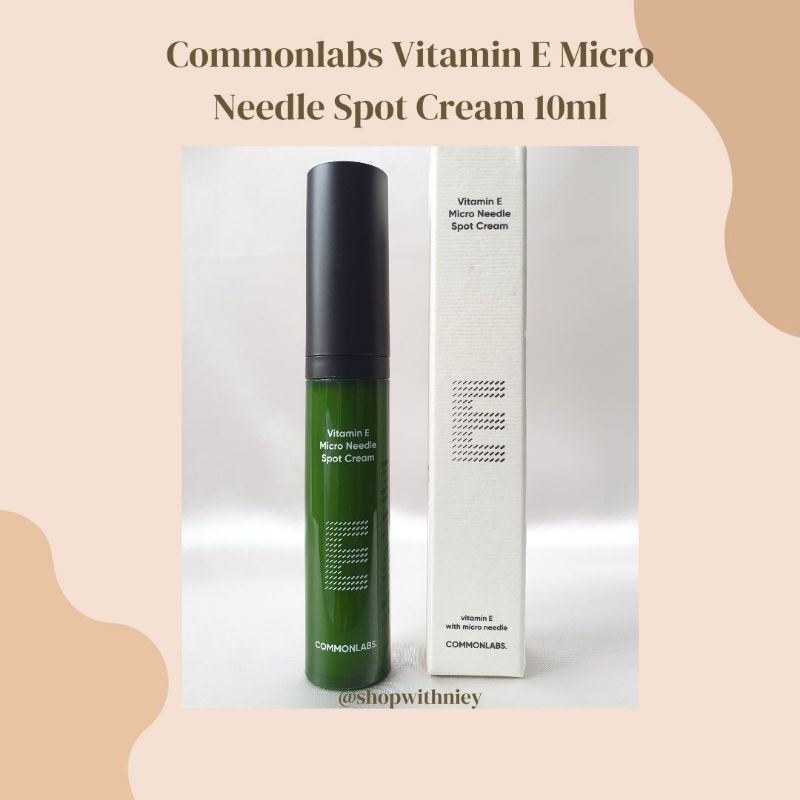 Commonlabs Vitamin E Micro Needle Spot Cream 10ml (NEW) Shopee