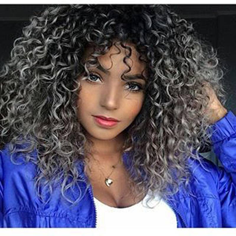 Synthetic Hair European and American Chemical Fiber Wigs African Short