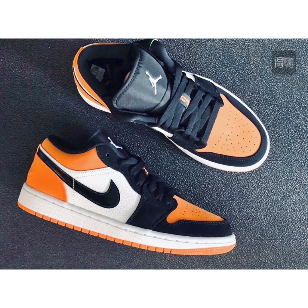 jordan 1 orange low cut