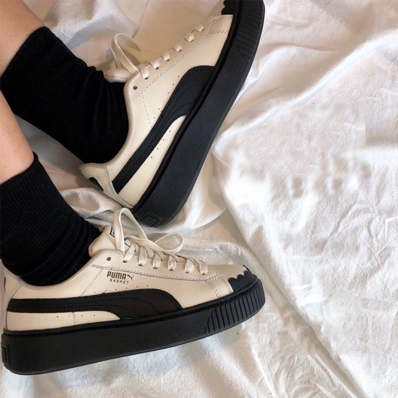 puma thick bottom shoes