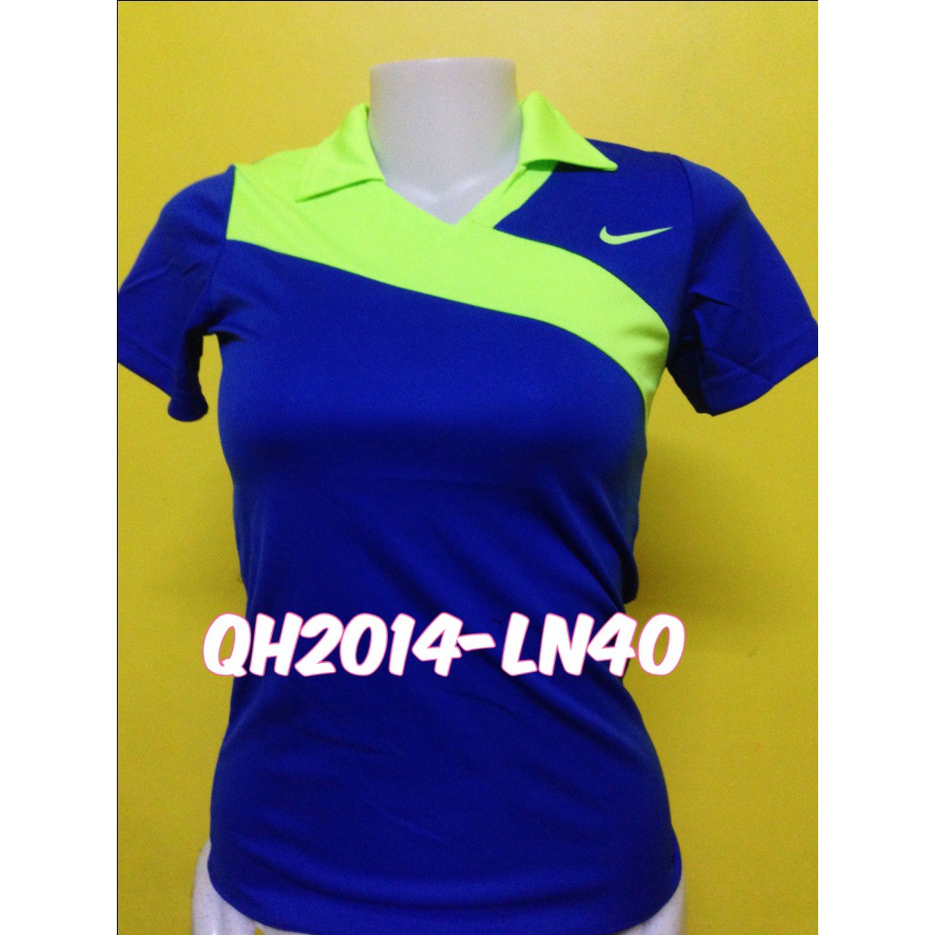 royal blue nike polo