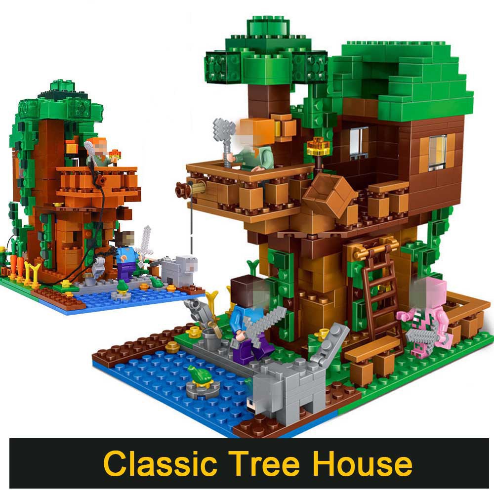 lego minecraft treehouse