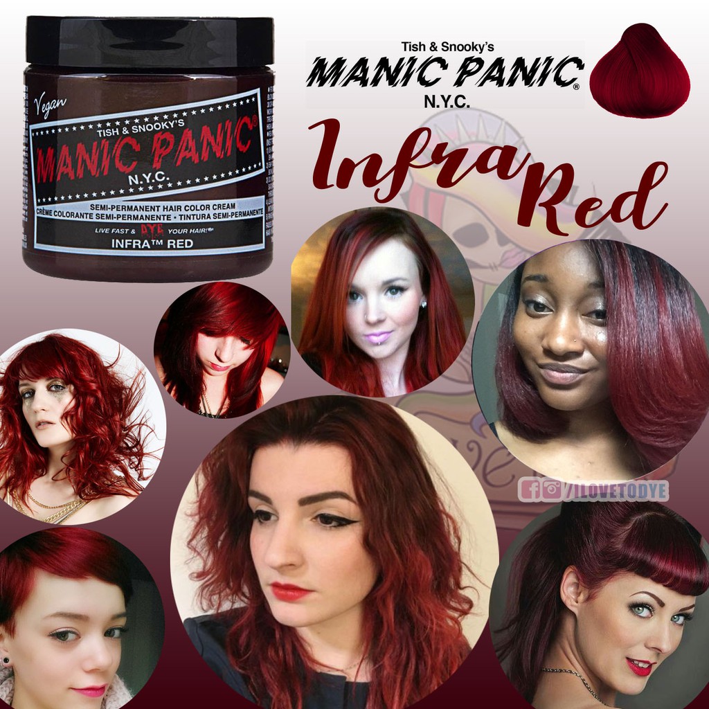 Infra Red Manic Panic Hair Dye | Shopee Philippines