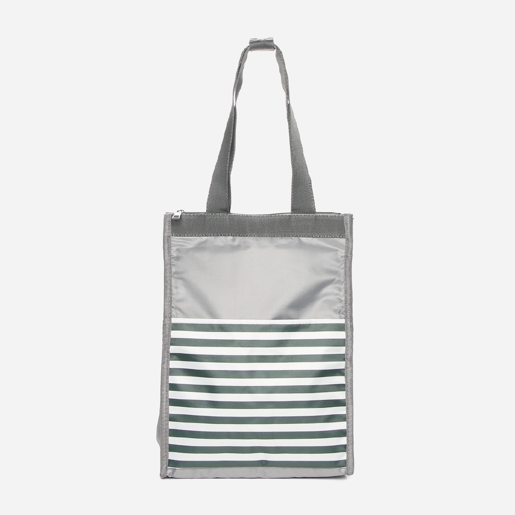 gray lunch bag