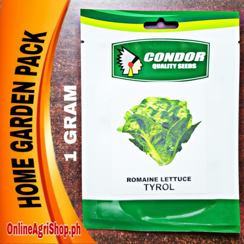TYROL MINI ROMAINE LETTUCE SEEDS LIKE XANADU (1 GRAM PACK) CONDOR SEEDS