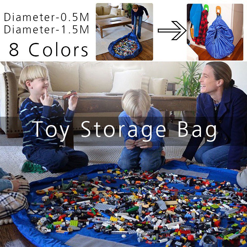 kids toy storage bag