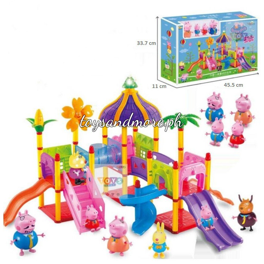 peppa pig park playset