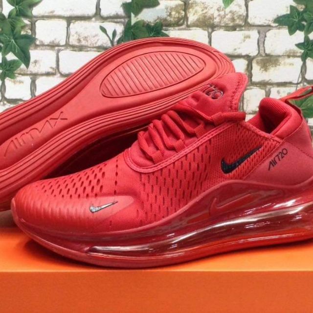 nike red colour sneakers