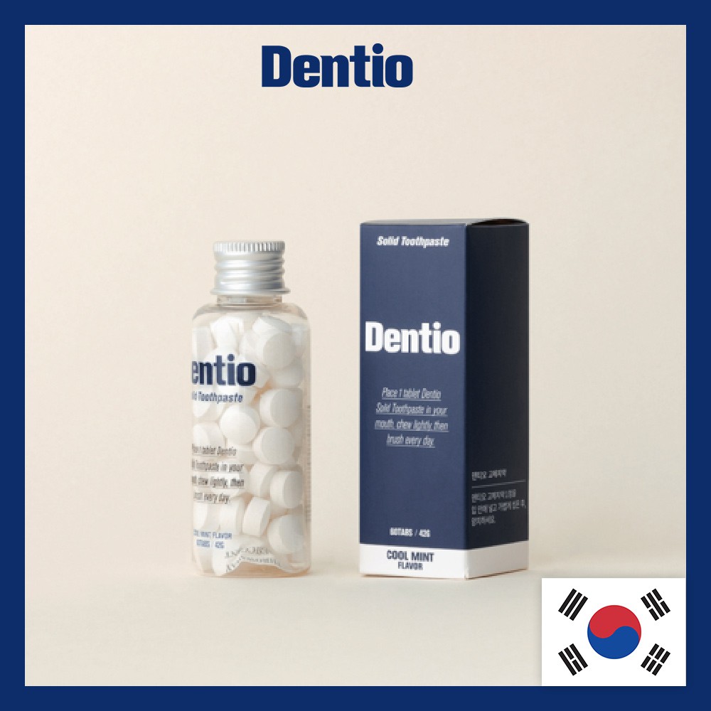 [DENTIO] Solid Whitening Toothpaste 60 Tablets / Bad Breath care