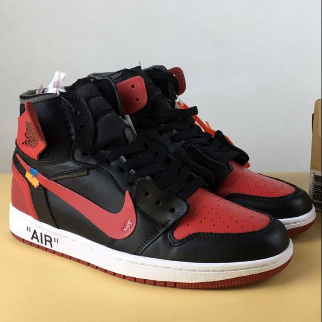 air jordan 1 off white bred