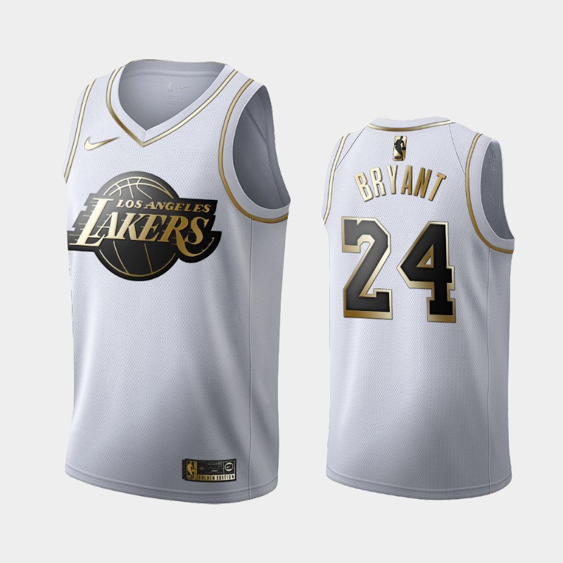 kobe bryant white swingman jersey