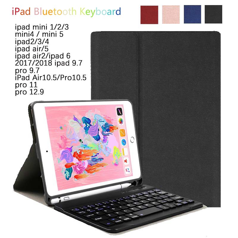 Wireless Bluetooth Keyboard Case For Ipad 10 2 9 7 5 6 Air Air 2 Pro 12 9 Pro 11 10 5 Shopee Philippines