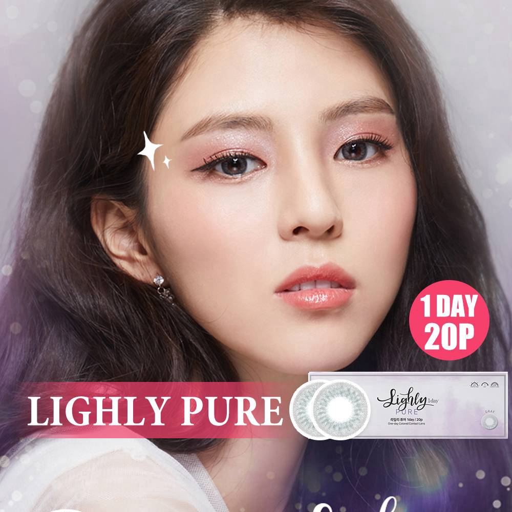 ★Korea Cosmetic Color Contact Lenses★ [LENS TOWN] lighly pure (1day